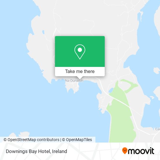 Downings Bay Hotel map