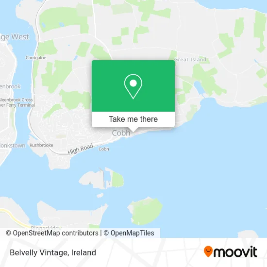 Belvelly Vintage map