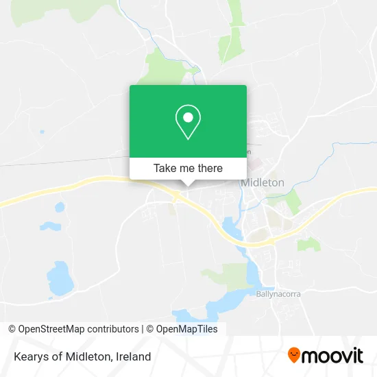 Kearys of Midleton map