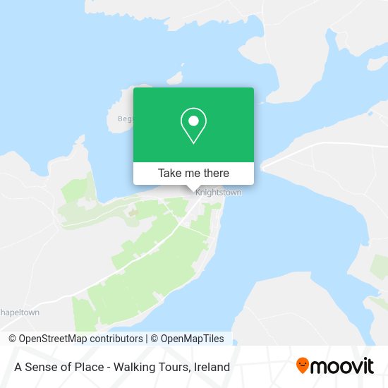 A Sense of Place - Walking Tours map
