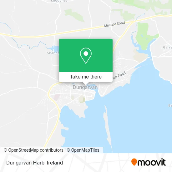 Dungarvan Harb map