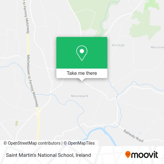 Saint Martin's National School map