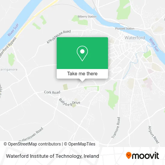 Waterford Institute of Technology map