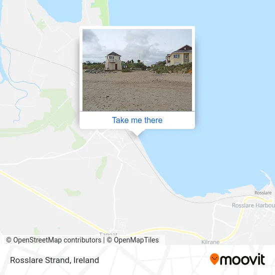Rosslare Strand map