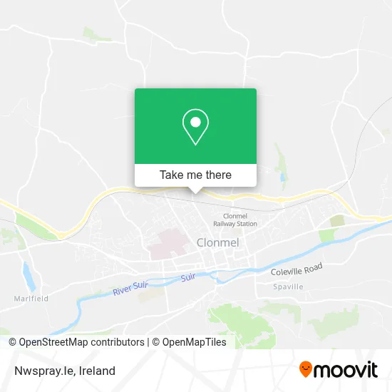 Nwspray.Ie map