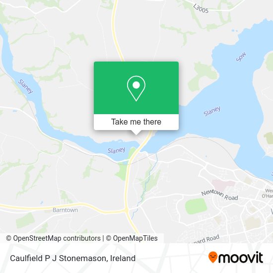 Caulfield P J Stonemason map