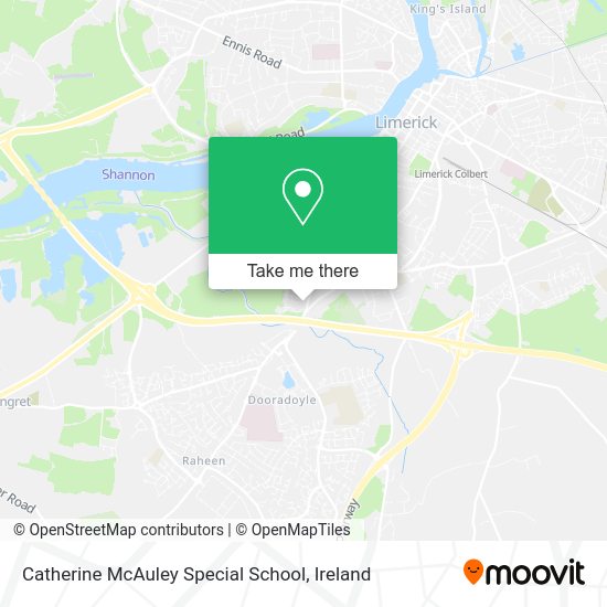Catherine McAuley Special School map