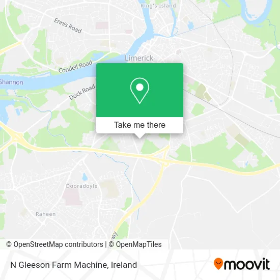 N Gleeson Farm Machine map
