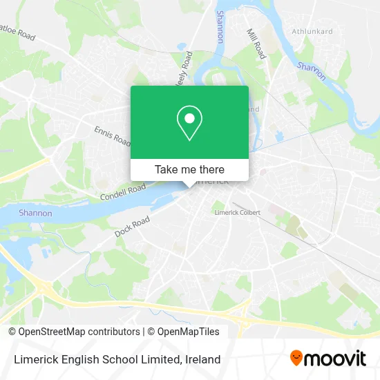 Limerick English School Limited map