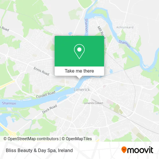 Bliss Beauty & Day Spa map