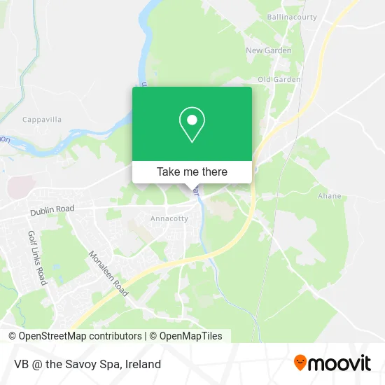 VB @ the Savoy Spa map