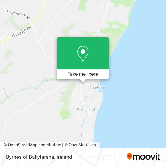 Byrnes of Ballytarsna map