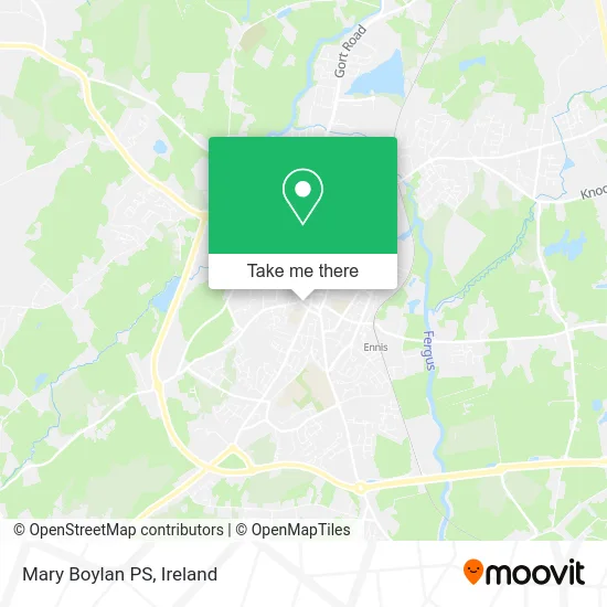 Mary Boylan PS map