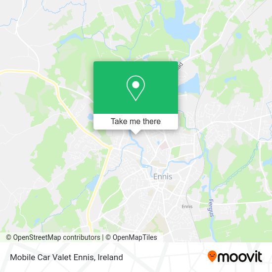 Mobile Car Valet Ennis map