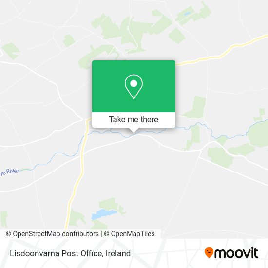 Lisdoonvarna Post Office map
