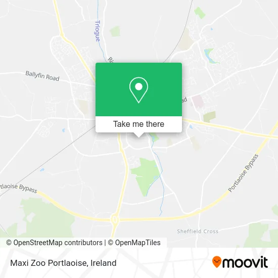 Maxi Zoo Portlaoise map