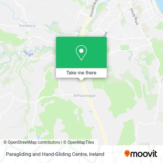 Paragliding and Hand-Gliding Centre map