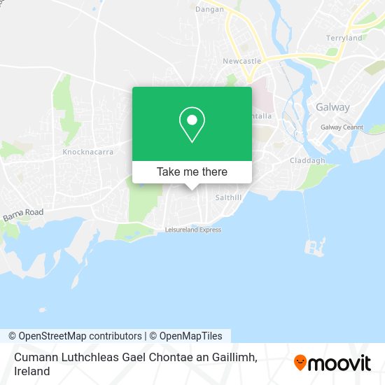 Cumann Luthchleas Gael Chontae an Gaillimh map
