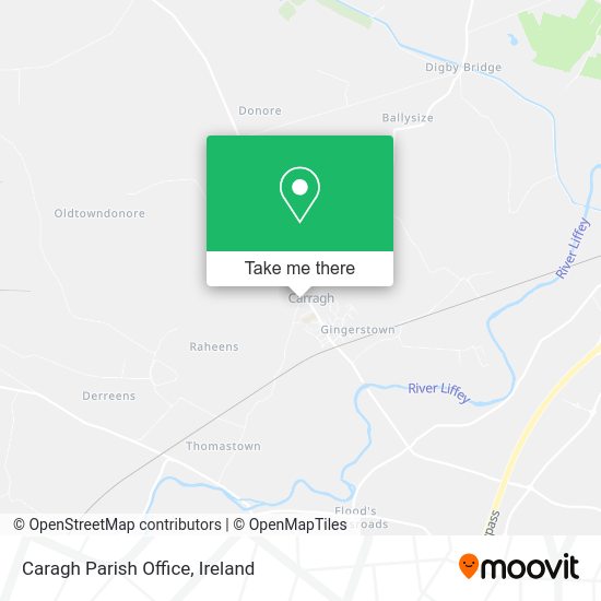 Caragh Parish Office map