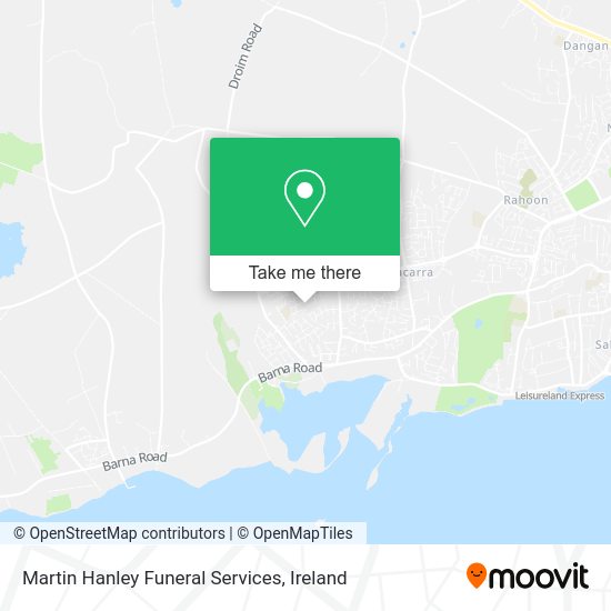 Martin Hanley Funeral Services map