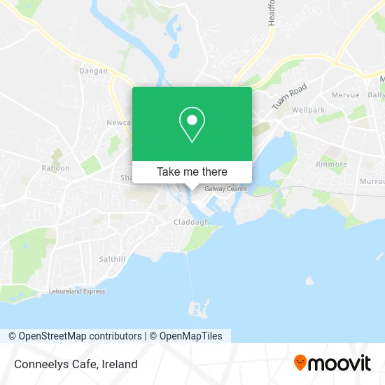Conneelys Cafe map