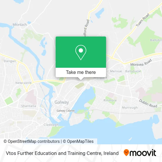 Vtos Further Education and Training Centre map