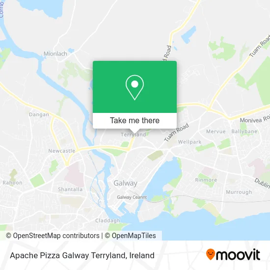 Apache Pizza Galway Terryland map
