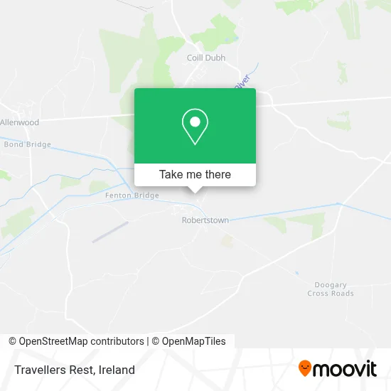 Travellers Rest map