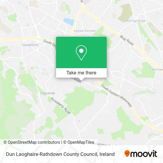 Dun Laoghaire-Rathdown County Council map