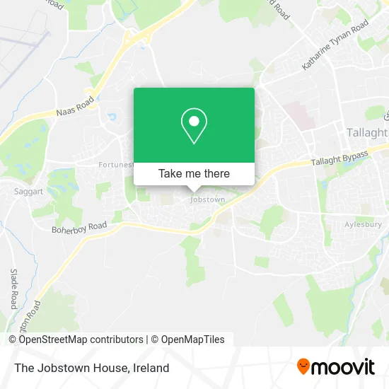 The Jobstown House map