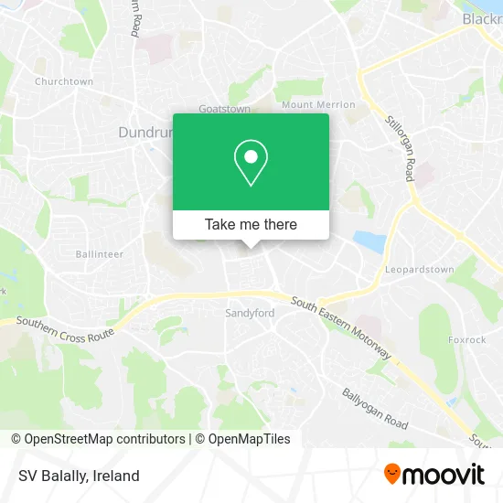 SV Balally map