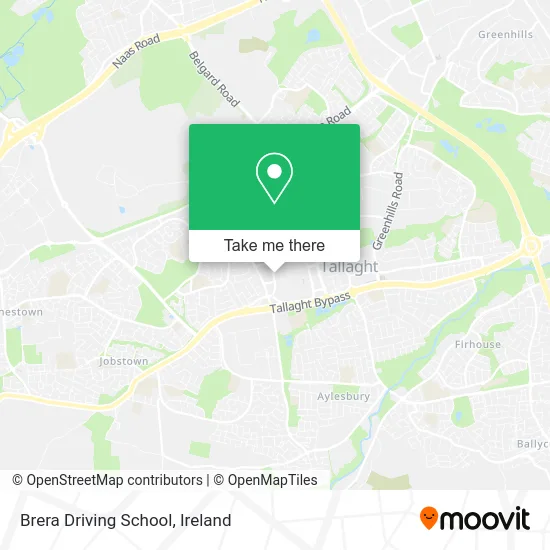 Brera Driving School map