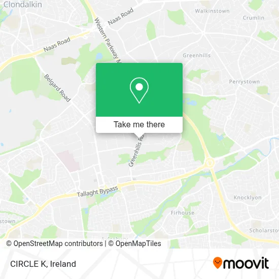 CIRCLE K map