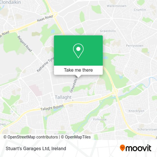 Stuart's Garages Ltd map