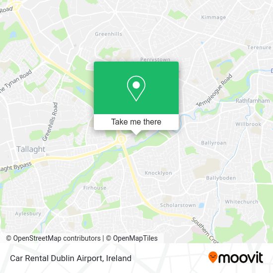 Car Rental Dublin Airport map