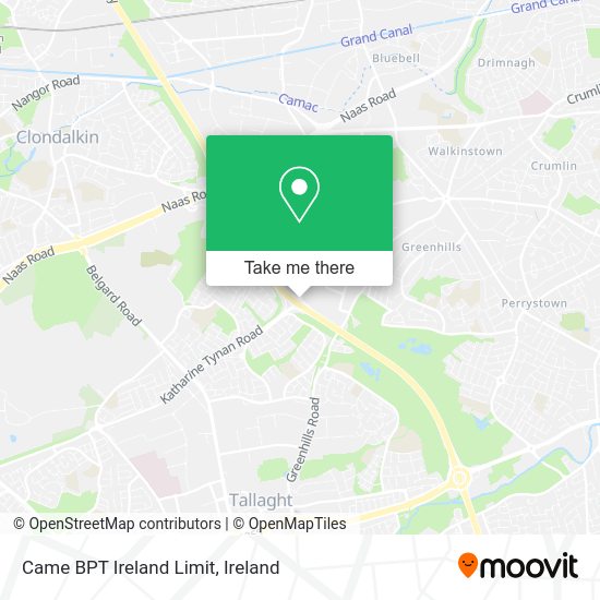 Came BPT Ireland Limit map