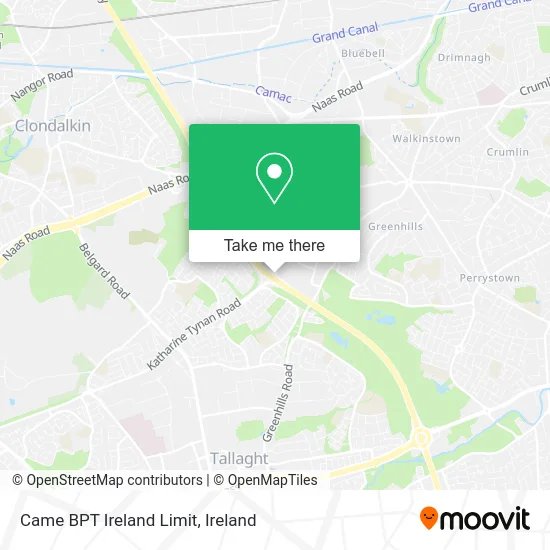 Came BPT Ireland Limit map