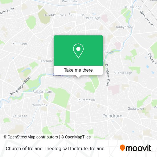 Church of Ireland Theological Institute map