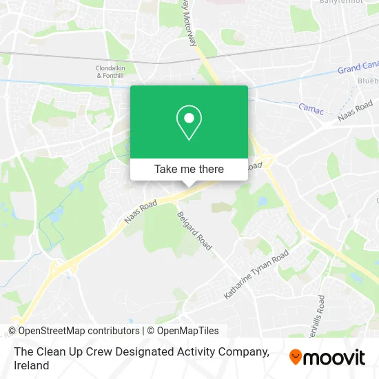 The Clean Up Crew Designated Activity Company map