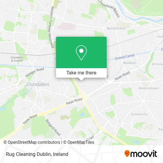 Rug Cleaning Dublin map