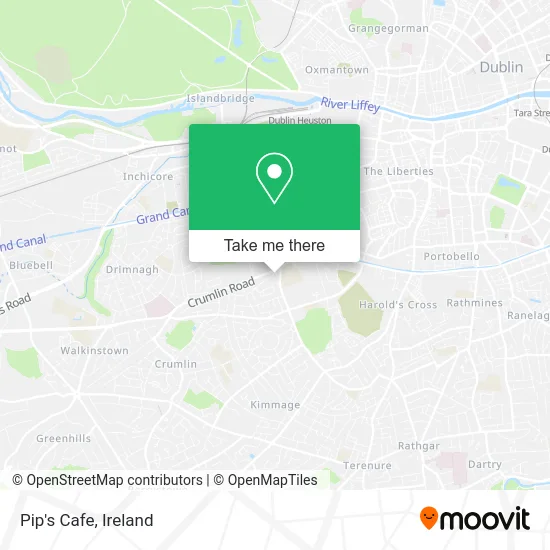 Pip's Cafe map