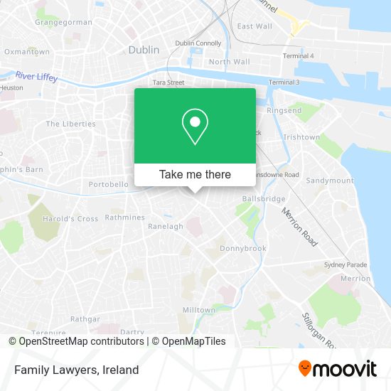 Family Lawyers map