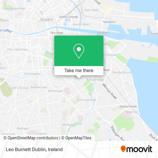 Leo Burnett Dublin map