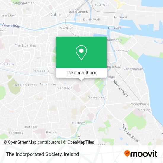 The Incorporated Society map