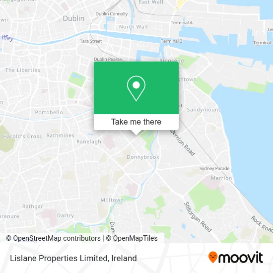 Lislane Properties Limited map