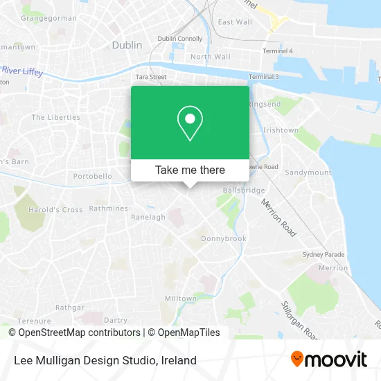 Lee Mulligan Design Studio map