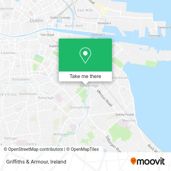 Griffiths & Armour map