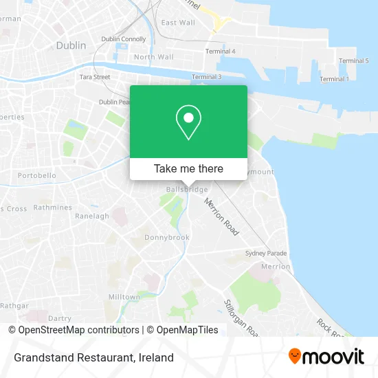Grandstand Restaurant map