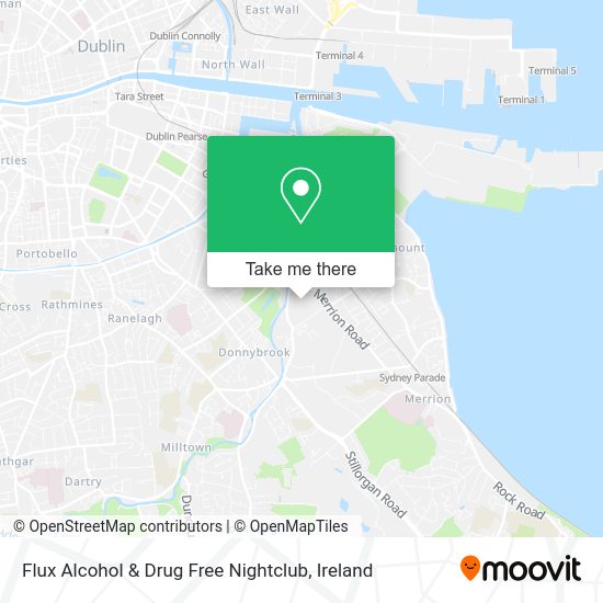 Flux Alcohol & Drug Free Nightclub map