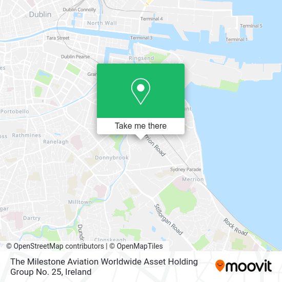 The Milestone Aviation Worldwide Asset Holding Group No. 25 map